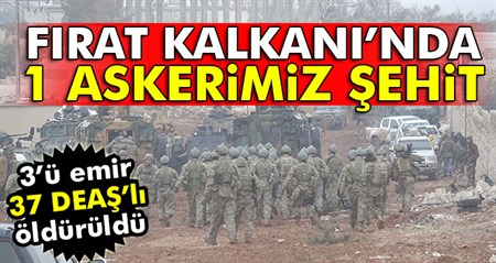 Firat Kalkani Harekati’nda 137’inci gün: 3 emirin de bulundugu 37 DEAS