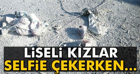 Liseli kizlar selfie çekerken elektrik akimina kapildi