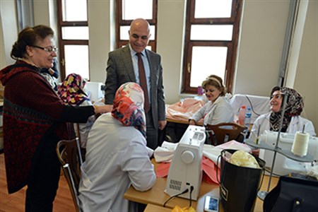 Yakutiye Belediyesi, ev kadinlarina kapi açiyor