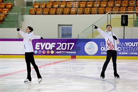 Ekin Saygi ve Basar Oktar EYOF 2017’de kürsüyü hedefliyor