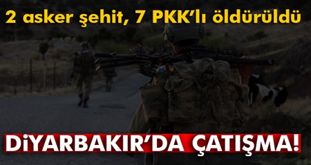 Lice’de iki ayri noktada çatisma: 2 asker sehit oldu, 7 terörist öldürüldü