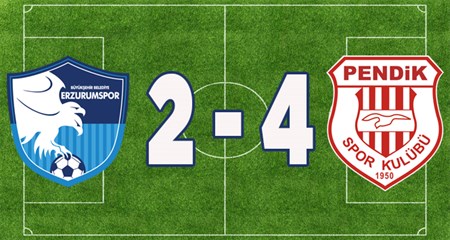 B.B. Erzurumspor: 2 – Pendikspor: 4