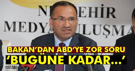 Bakan Bozdag’dan ABD’ye zor soru