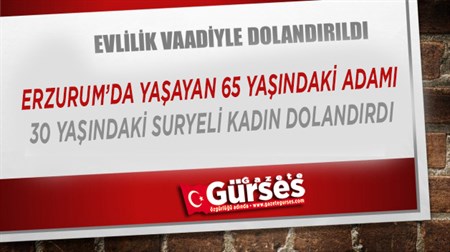 Evlilik vaadiyle dolandirildi