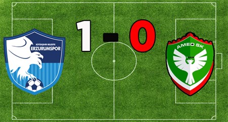 B.B. Erzurumspor: 1 – Amedspor: 0