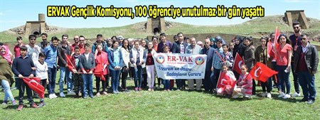 ERVAK Gençlik Komisyonu, 100 ögrenciye unutulmaz bir gün yasatti