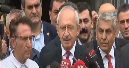 Kiliçdaroglu, Sözcü gazetesini ziyaret etti