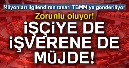 Milyonlari ilgilendiren tasari TBMM