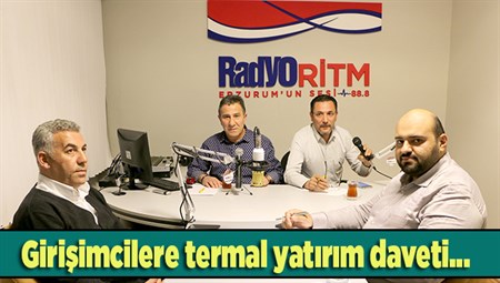 Baskan Orhan, Radyo Ritm’de Erzurum Ajans’in konugu oldu…