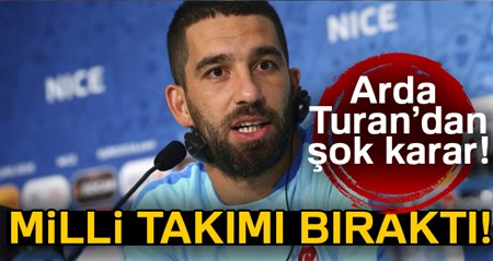 Arda Turan milli takim kariyerini sonlandirdi!