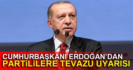 Cumhurbaskani Erdogan’dan partililere tevazu uyarisi