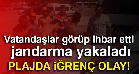 Plajda küçük kiza taciz iddiasi: 5 Suriyeli yakalandi