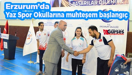 Yaz Spor Okullarina muhtesem baslangiç