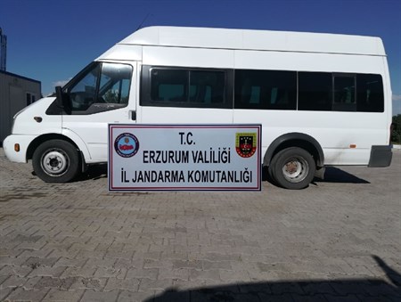 Erzurum’da yabanci uyruklu 18 göçmen yakalandi