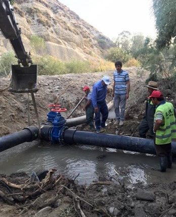 Büyüksehir ilçelerin altyapisini yeniliyor