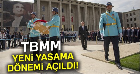 Türkiye Büyük Millet Meclisi 26. Dönem 3. Yasama Dönemi açildi