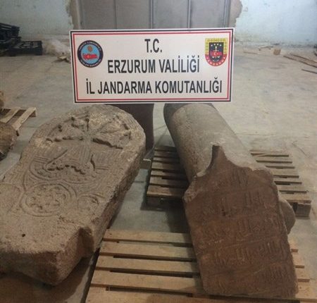 Erzurum’da tarihi eser kaçakçiligi