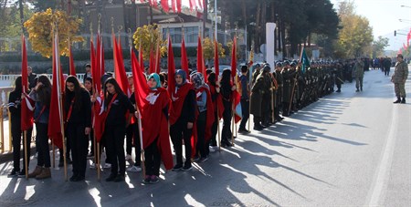 Erzurum’da 29 Ekim Cumhuriyet Bayrami etkinliklerinin provasi yapildi