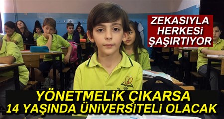 Üstün zekali Muhammed 14 yasinda üniversiteye baslayabilir