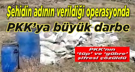 Sehidin adinin verildigi operasyonda PKK’ya büyük darbe