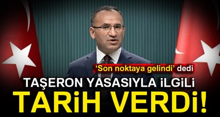 Bozdag, taseron yasasiyla ilgili tarih verdi