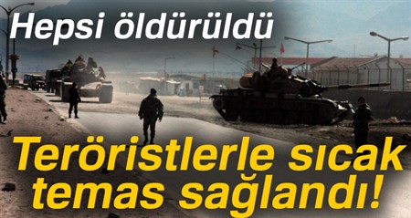 Tunceli’de 4 terörist öldürüldü!