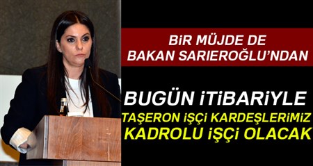 Beklenen taseron müjdesi geldi