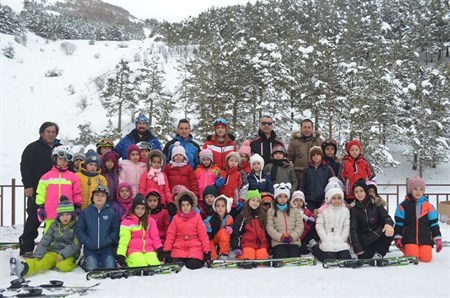 Erzurum Gençlik Spor gelecegin kayakçilarini yetistiriyor