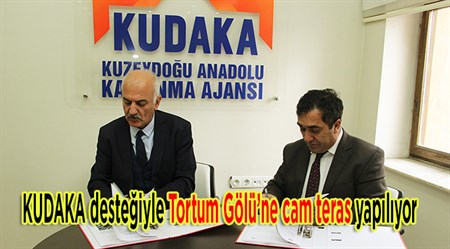 KUDAKA destegiyle Tortum Gölü’ne cam teras yapiliyor