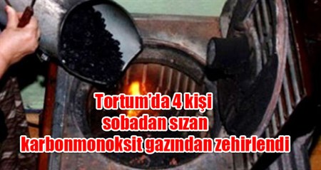 Tortum’da 4 kisi sobadan sizan karbonmonoksit gazindan zehirlendi