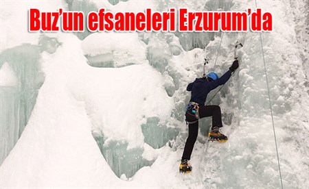 Buz’un efsaneleri Erzurum’da