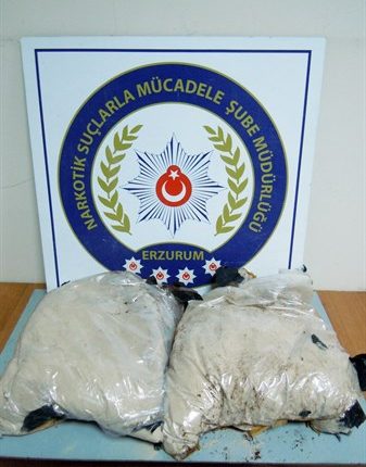 Yolcu otobüsünde 6 kilo 32 gram eroin ele geçirildi