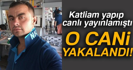 Sosyal medyada canli yayin yapan 3 kisinin katil zanlisi yakalandi