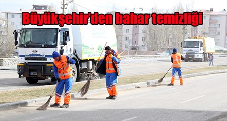 Büyüksehir’den bahar temizligi