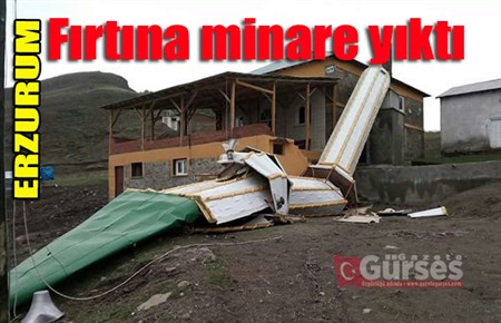 Firtina minare yikti