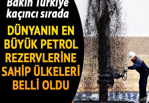 Oradan petrol fiskirdi! Türkiye de listede