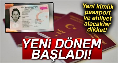 Pasaport ve sürücü belgeleri artik nüfus müdürlüklerinden alinacak