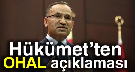 Hükümet’ten OHAL açiklamasi