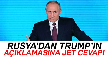 Rusya’dan Trump’a yanit gecikmedi