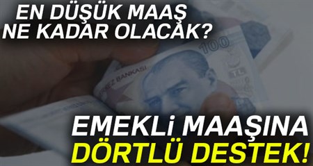 Emekli maasina dörtlü iyilestirme!