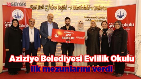 Aziziye Belediyesi Evlilik Okulu ilk mezunlarini verdi