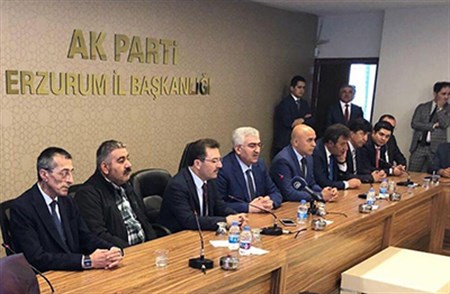 Altinok Erzurum’da, AK Parti Il baskanligini ziyaret etti