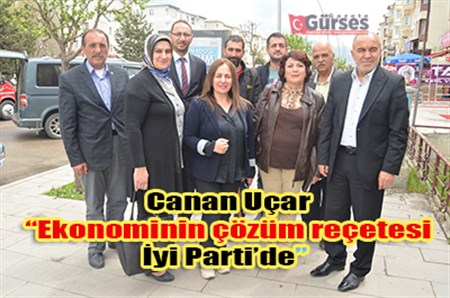 Canan Uçar: “Ekonominin çözüm reçetesi Iyi Parti’de”