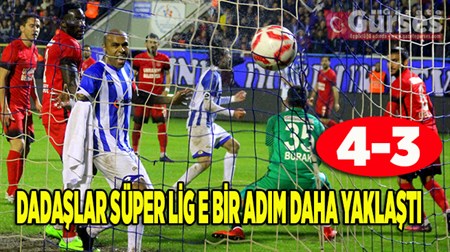 Spor Toto 1. Lig Play-Off: BB Erzurumspor: 4 – Ümraniyespor: 3