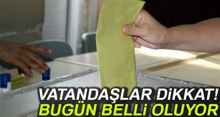 Yurt içi seçmenlerin oy verecegi yer ve sandiklar belli oluyor