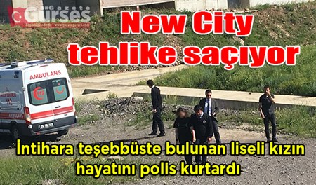 Intihara tesebbüste bulunan liseli kizin hayatini polis kurtardi