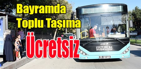 Ramazan Bayrami’nda toplu tasima ücretsiz