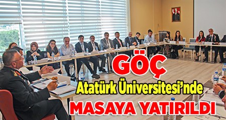 “Dogu Anadolu’da Uluslararasi Göç” Atatürk Üniversitesi’nde masaya yatirildi