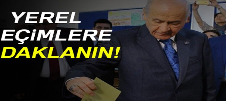 Yerel seçimlere odaklanin!