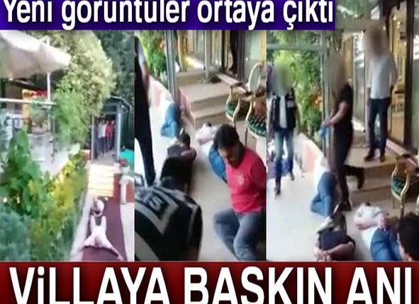 Adnan Oktar’in villasina ilk baskin ani polis kamerasinda